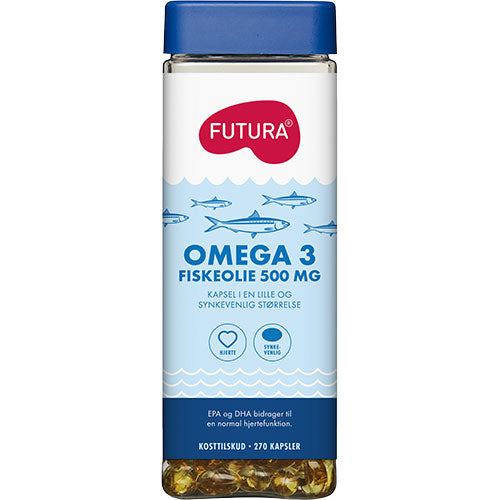 Futura Omega 3 500mg | 270 kapsler fra Futura