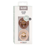 BIBS Colour Latex Size 2 Symmetrical Blush/Wood