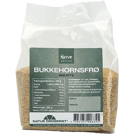 Bukkehornsfrø knust fra Natur-Drogeriet