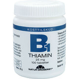 B1 vitamin 25 mg fra Natur-Drogeriet