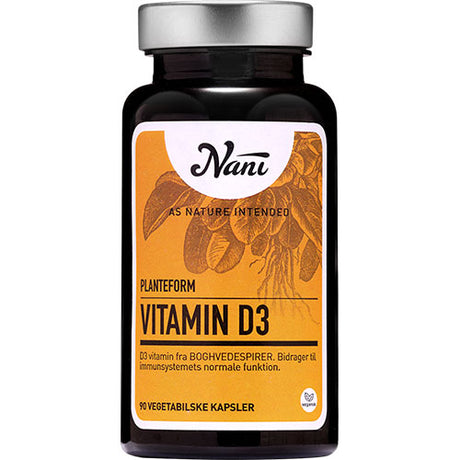 Nani Vitamin D3 På Planteform | 90 kapsler