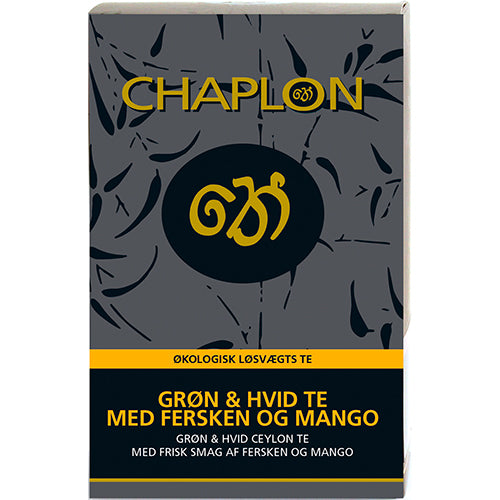 Grøn/hvid te Fersken og Mango Ø, Refill fra Chaplon