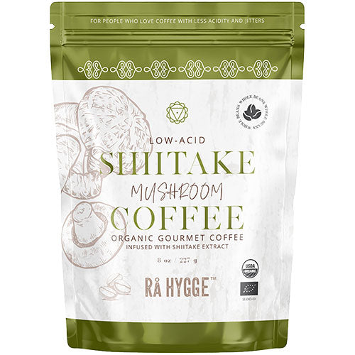 Kaffe m. Shiitake svampeekstrakt- hele bønner Ø fra Rå Hygge