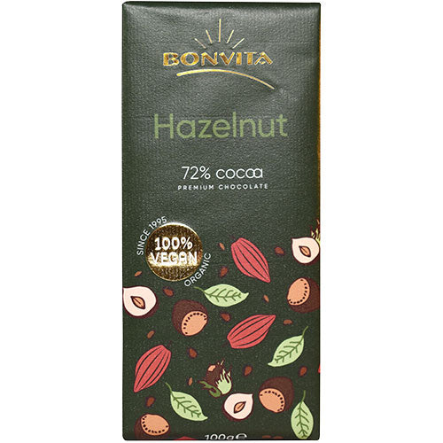 Chokolade mørk hasselnød Ø fra BonVita