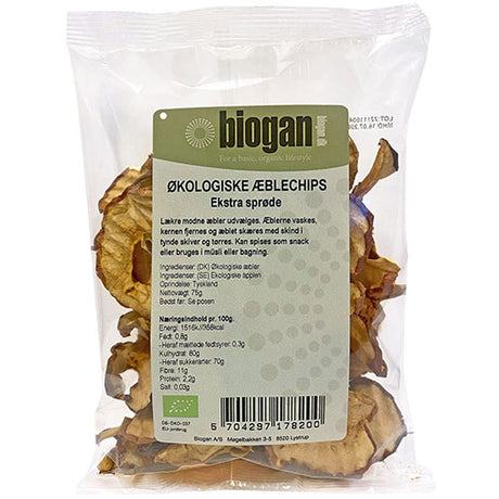 Æblechips Ø fra Biogan