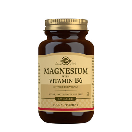 Magnesium+B6 fra Solgar