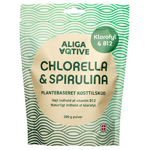 Chlorella & Spirulina pulver fra ALIGA AQTIVE