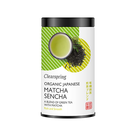 Matcha Sencha grøn te i løsvægt Ø fra Clearspring