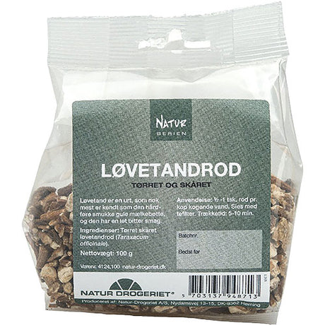 Løvetandsrod, tørret og skåret fra Natur-Drogeriet