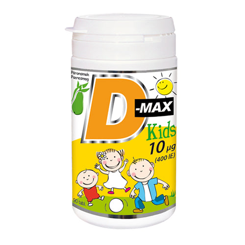 D-max Kids 10 μg, fra Vitabalans