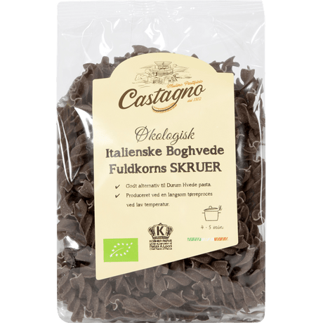 Castagno Boghvede Skruer Fuldkorn Økologisk | 250 g