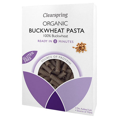 Boghvede pasta Tortiglioni Ø fra Clearspring