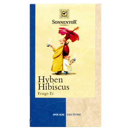 Sonnentor Hyben-hibiskus Frugt Te 18x3gr Økologisk | 18 breve