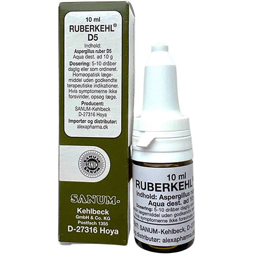 Ruberkehl dråber D5 fra Sanum