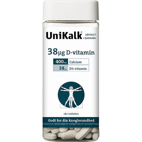 Unikalk D-vitamin 38 µg fra Unikalk