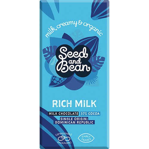 Mælkechokolade 37% Ø fra Seed & Bean