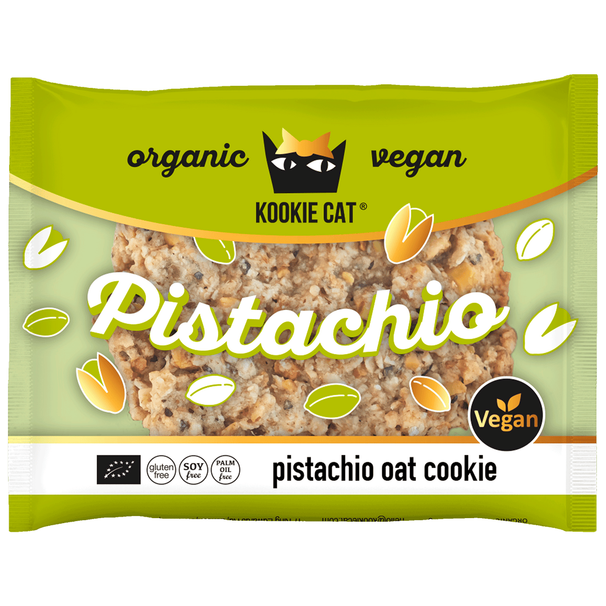 Kookie Cat Kookie Cat Pistacie Økologisk | 50 g fra Kookie Cat