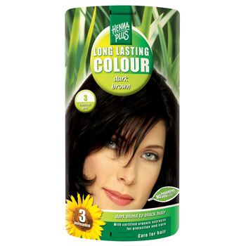 Hennaplus 3 hårfarve dark fra Henna Plus
