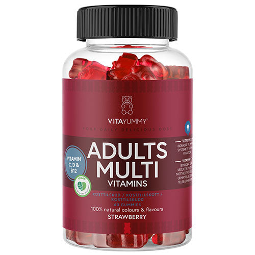 VitaYummy Adults Multivitamin Strawberry fra Vita Yummy
