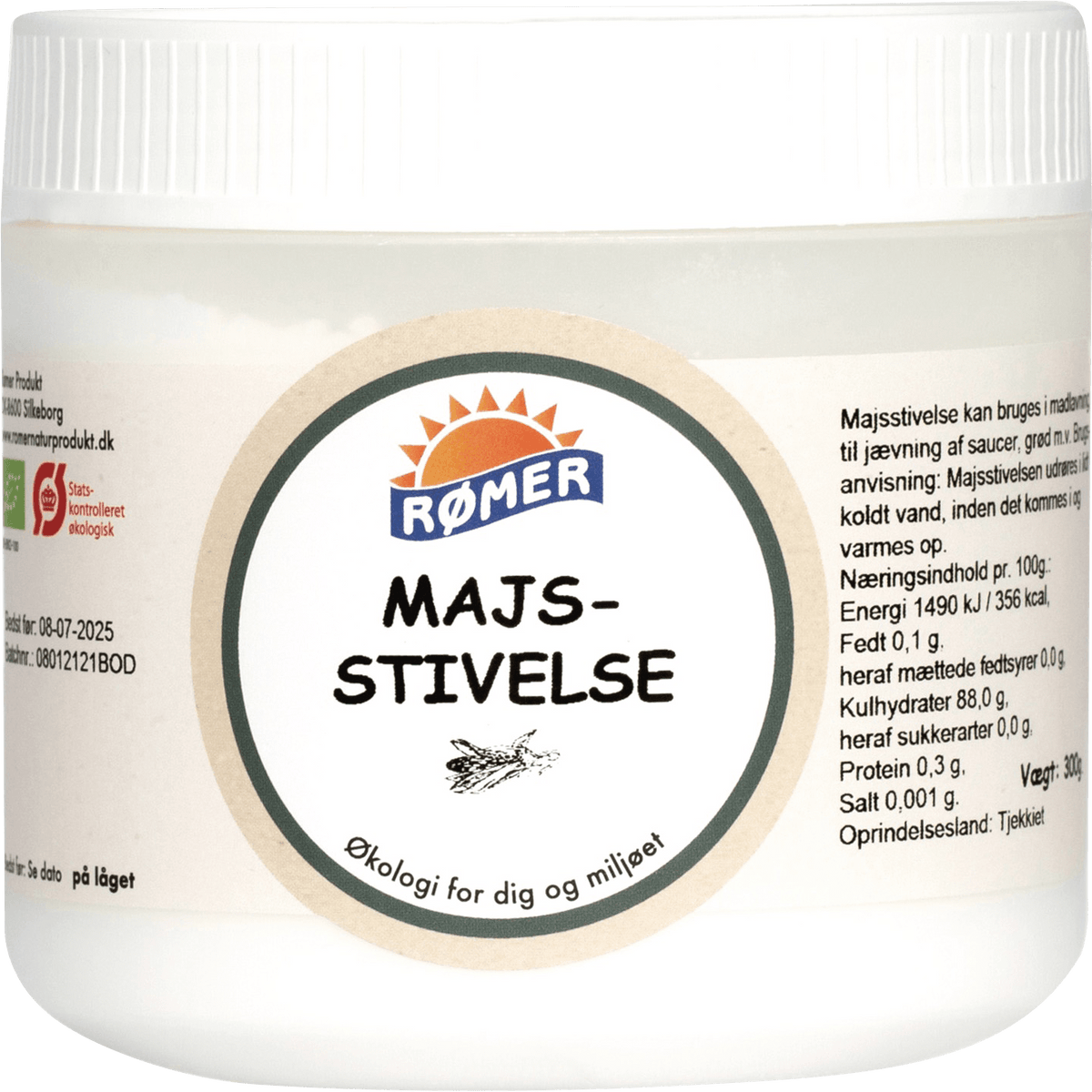 Rømer Majsstivelse Økologisk | 300 g