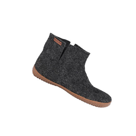 SHU`S hjemmesko med gummi sål - Dark Grey 38 fra SHUS