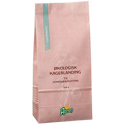 Hindbærmuffinsblanding glutenfri Ø fra Aurion