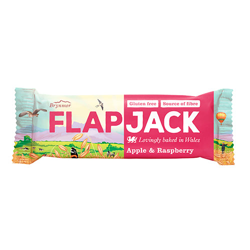 Flapjack æble og hindbær fra Brynmor