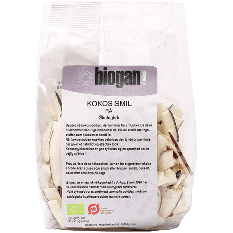 Biogan Rå Kokos M. Hinde Økologisk | 175 g