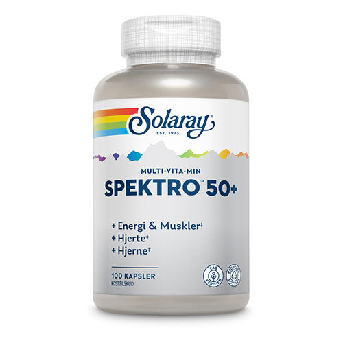 Spektro50+ Multi-Vita-Min fra Solaray