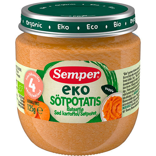 EKO Sød Kartoffelmos Ø fra Semper EKO