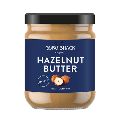 Hasselnøddesmør Smooth Ø fra Guru Snack