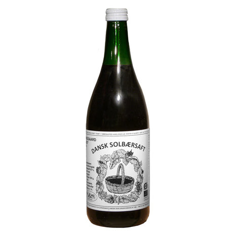 Solbærsaft sød Ø fra Søbogaard