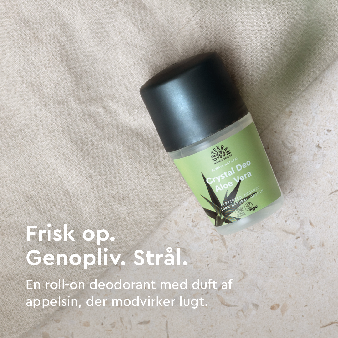 Urtekram Deo Crystal Roll On Aloe Vera | 50 ml fra Urtekram