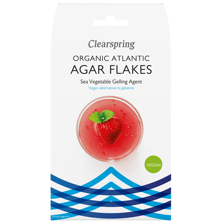 Clearspring Agar Flager Økologisk Veg. Geleringsmiddel Af Tang | 30 g