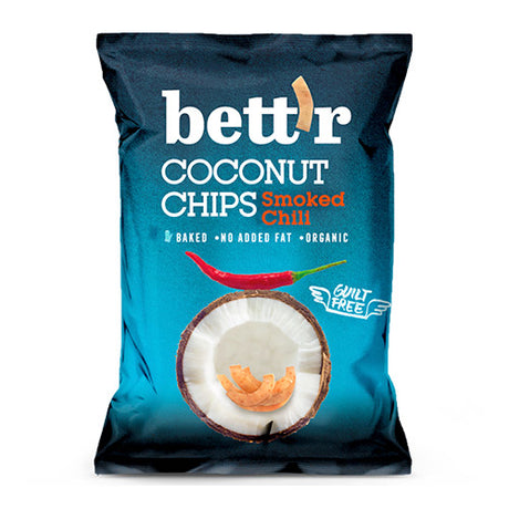 Kokos chips med røget chili Ø fra bett’r
