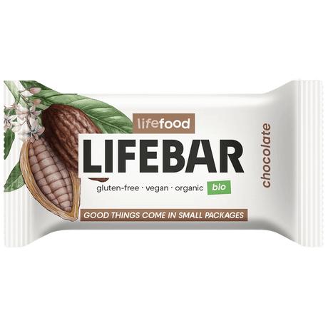 Lifebar Mini Raw Chocolate Økologisk | 25 g fra Lifefood