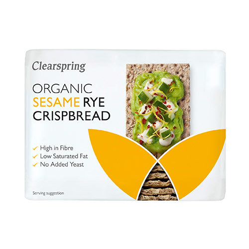 Rugknækbrød m. sesam Ø fra Clearspring