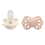 BIBS Infinity Silicone Symmetrical Size 2 Ivory/ fra BIBS