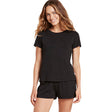 Goodnight Sleep Tee sort str. XS fra Boody