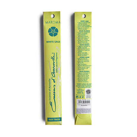 Røgelse White Sage 10 stk fra Encens d'auroville