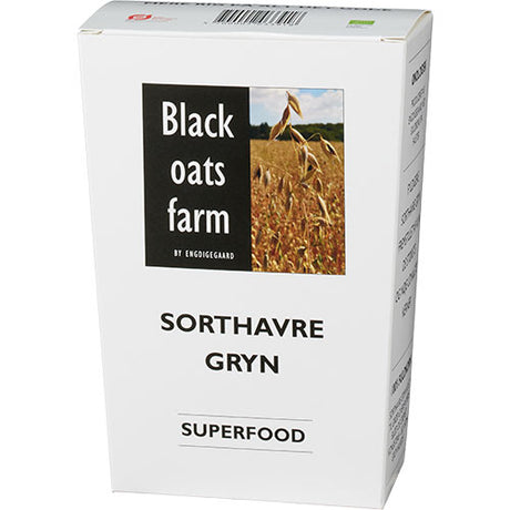 Blackoatsfarm Grovvalsede Sorte Havregryn Økologiske Glutenfri | 835 g fra Blackoatsfarm By Engdigegaard