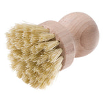 Grydebørste rund i træ