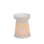 Duftlampe Blomst hvid