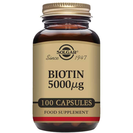 Biotin 5000 µg fra Solgar