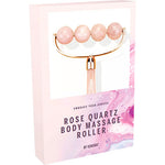 Gua Sha Body Roller - Rosa Quartz