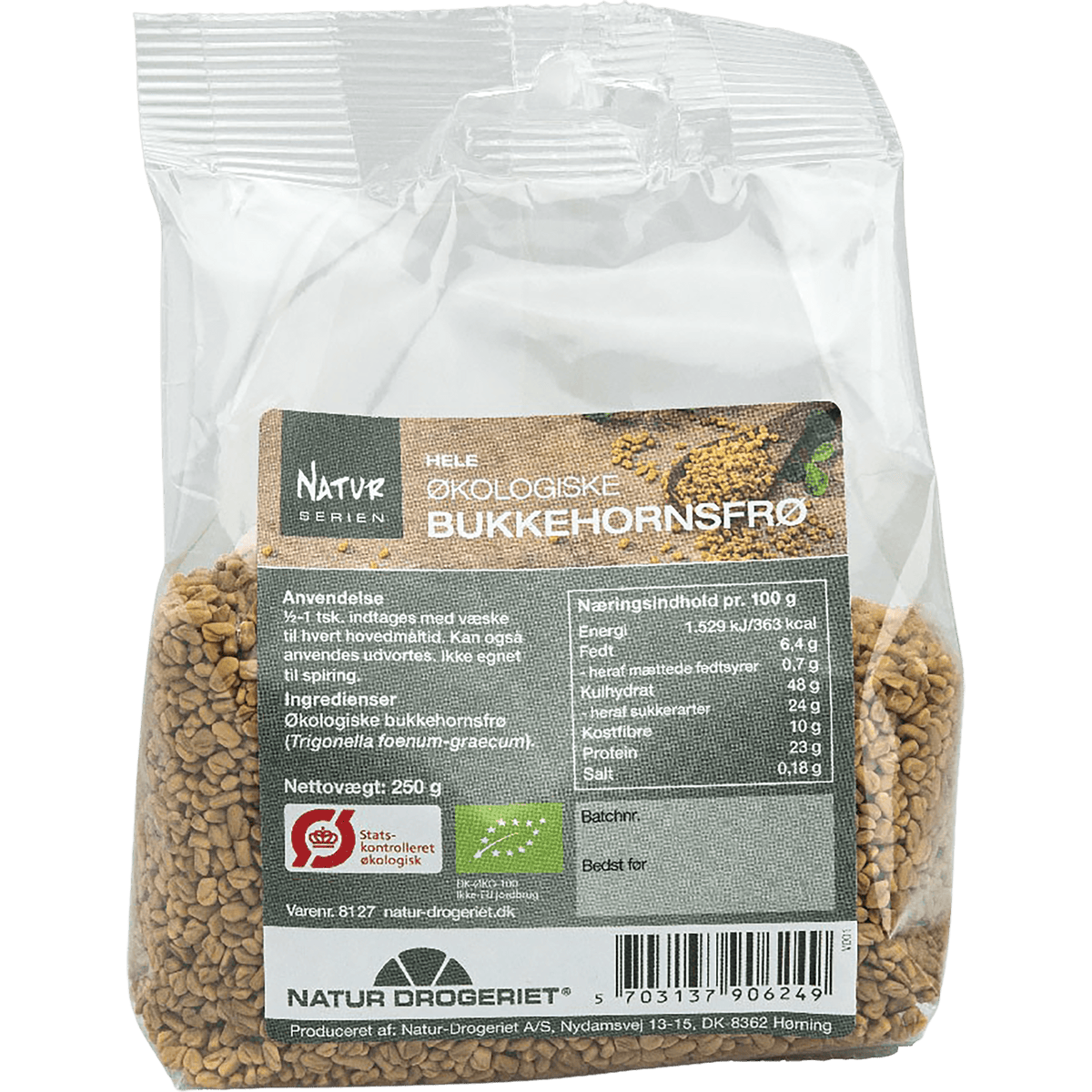 Natur-Drogeriet Bukkehornsfrø Økologisk | 250 g