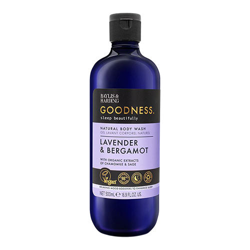 Sleep Lavender & Bergamot Natural Body Wash fra Baylis & Harding Goodness