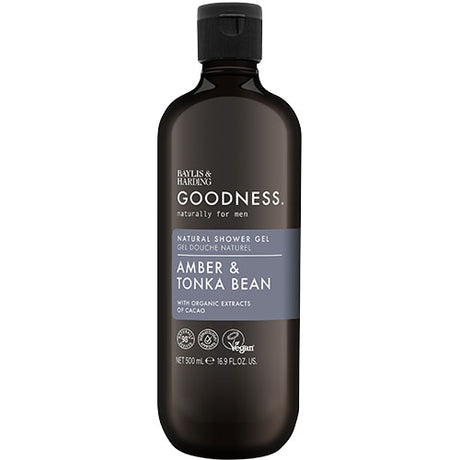 Men Amber & Tonka Bean Shower Gel fra Baylis & Harding Goodness