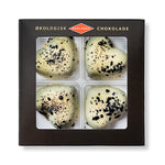 Marcipanhjerter med Lakrids 4 stk Ø