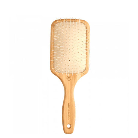 Bambus hårbørste Touch Detangle Nylon L fra Olivia Garden